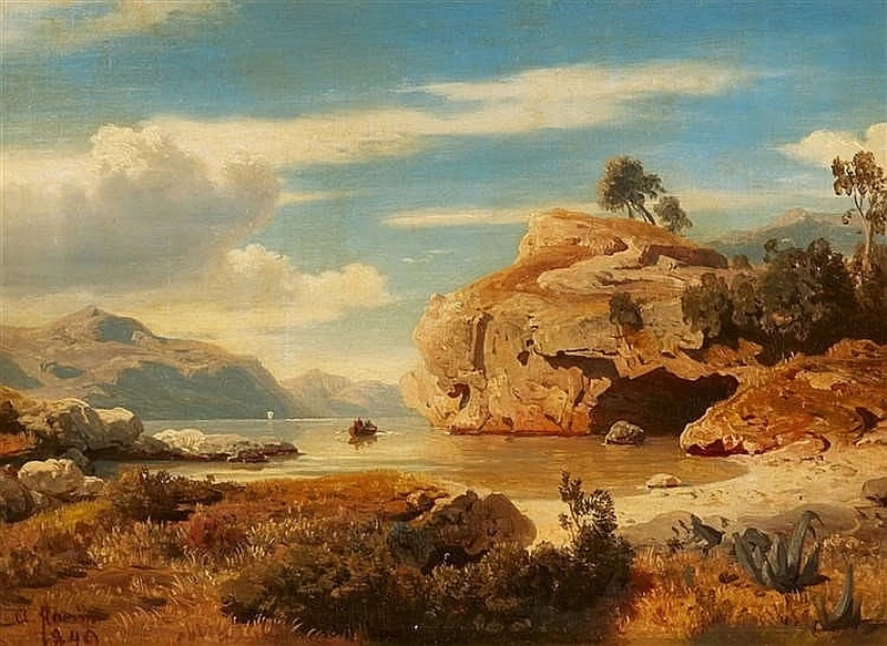 Paesaggio italiano, 1849